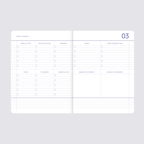 Weekly 2024 Diary