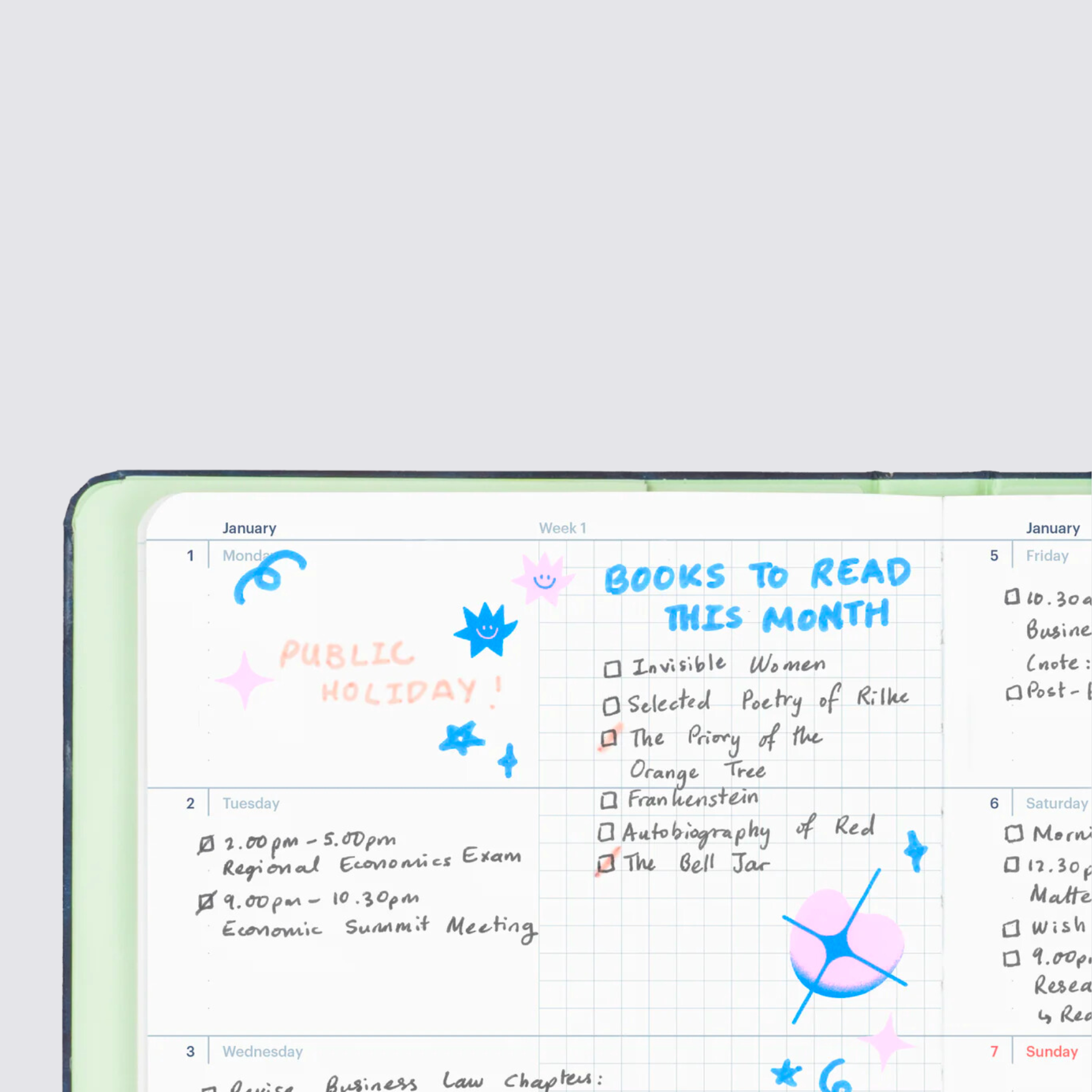2024 Weekly Planner mossery