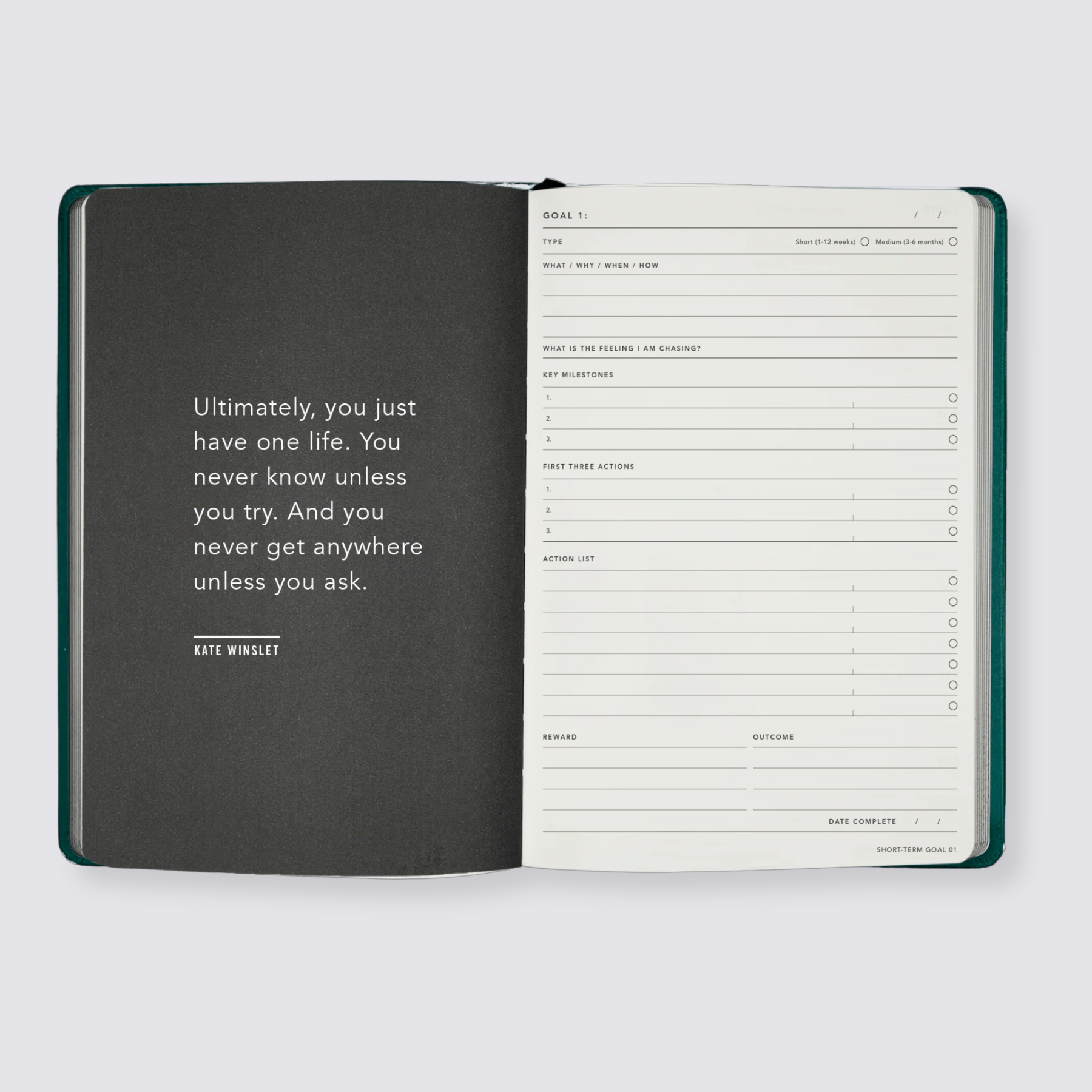 Goal planning diary 2024 A5