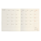 2025 Nahe Pocket Monthly Diary - Black