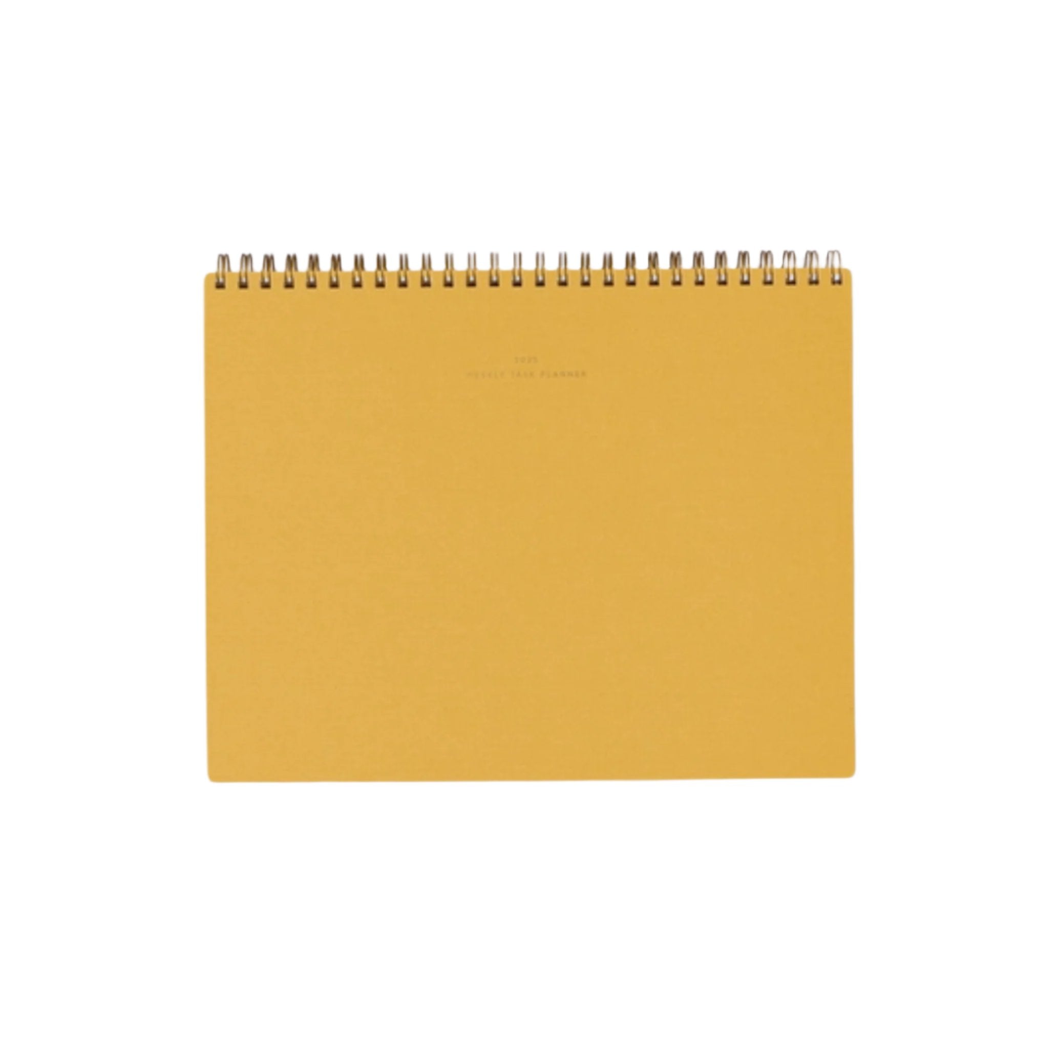 yellow planner for weekly tasks