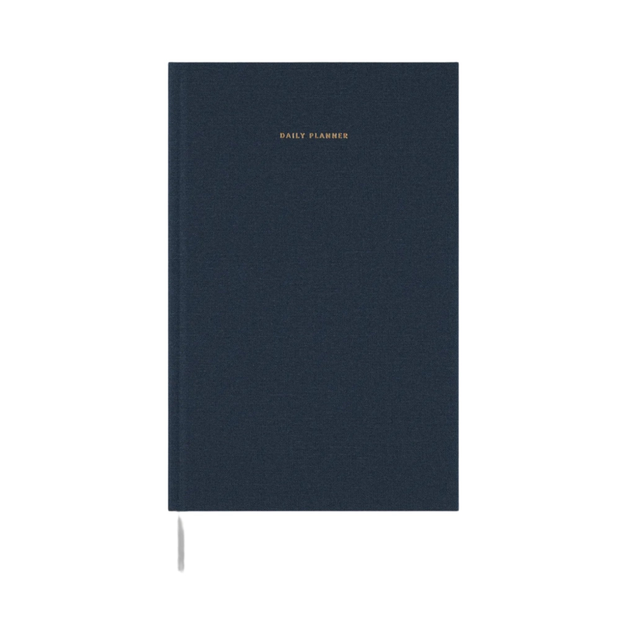 2025 Daily Planner Navy Blue Appointed