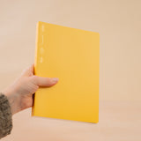 365 Days Dot Grid Notebook - Yellow / A5
