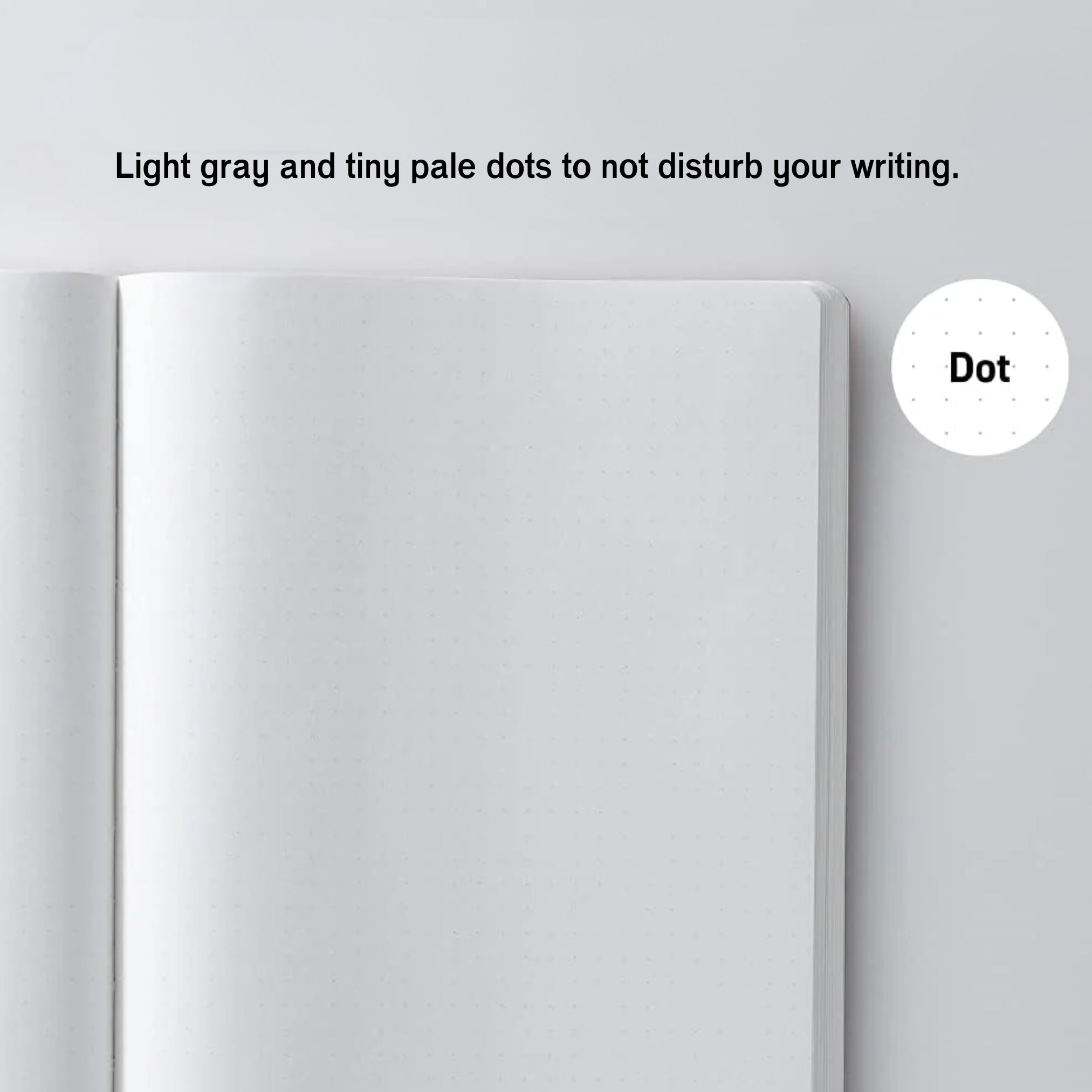 365 Days Dot Grid Notebook Yellow in A5