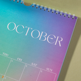 2024 Wall Calendar - Gradient Grid - A4