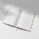 Undated Daily Planner -  Purple and Orange