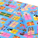 Animals Birthday Gift Wrap Paper 