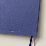 Dark Purple Bookcloth Notebook