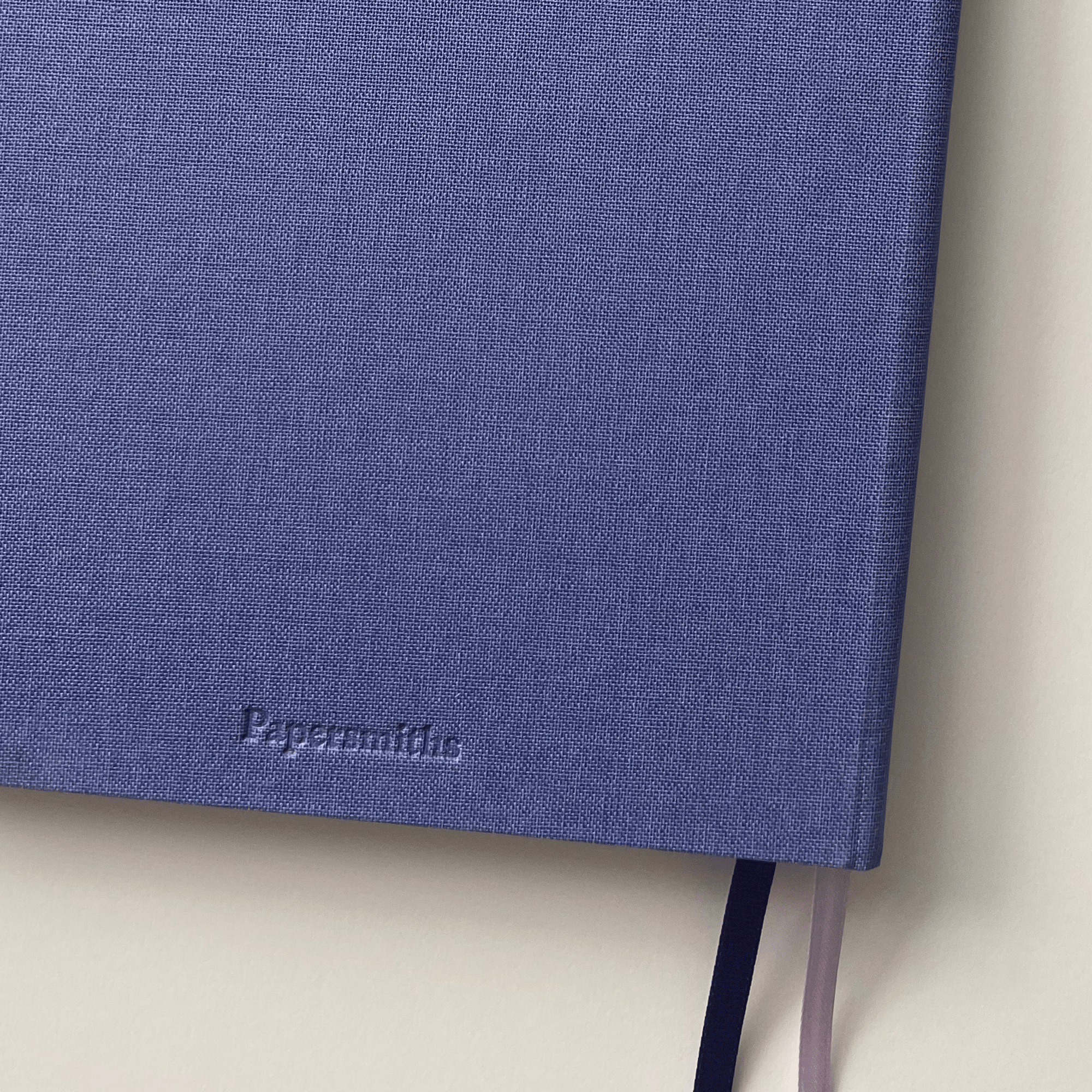 Dark Purple Bookcloth Notebook