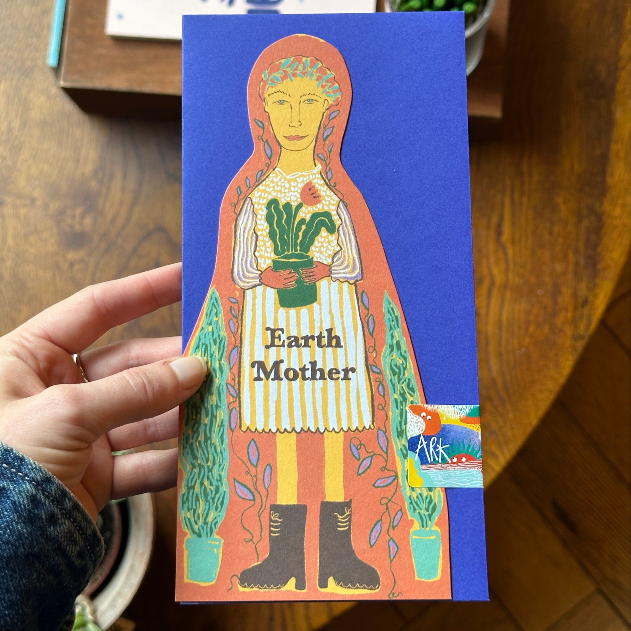 Earth Mother Greetings Card