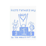 Gold Medal Father's Day Card