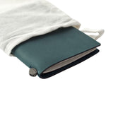 Leather Passport Notebook - Blue