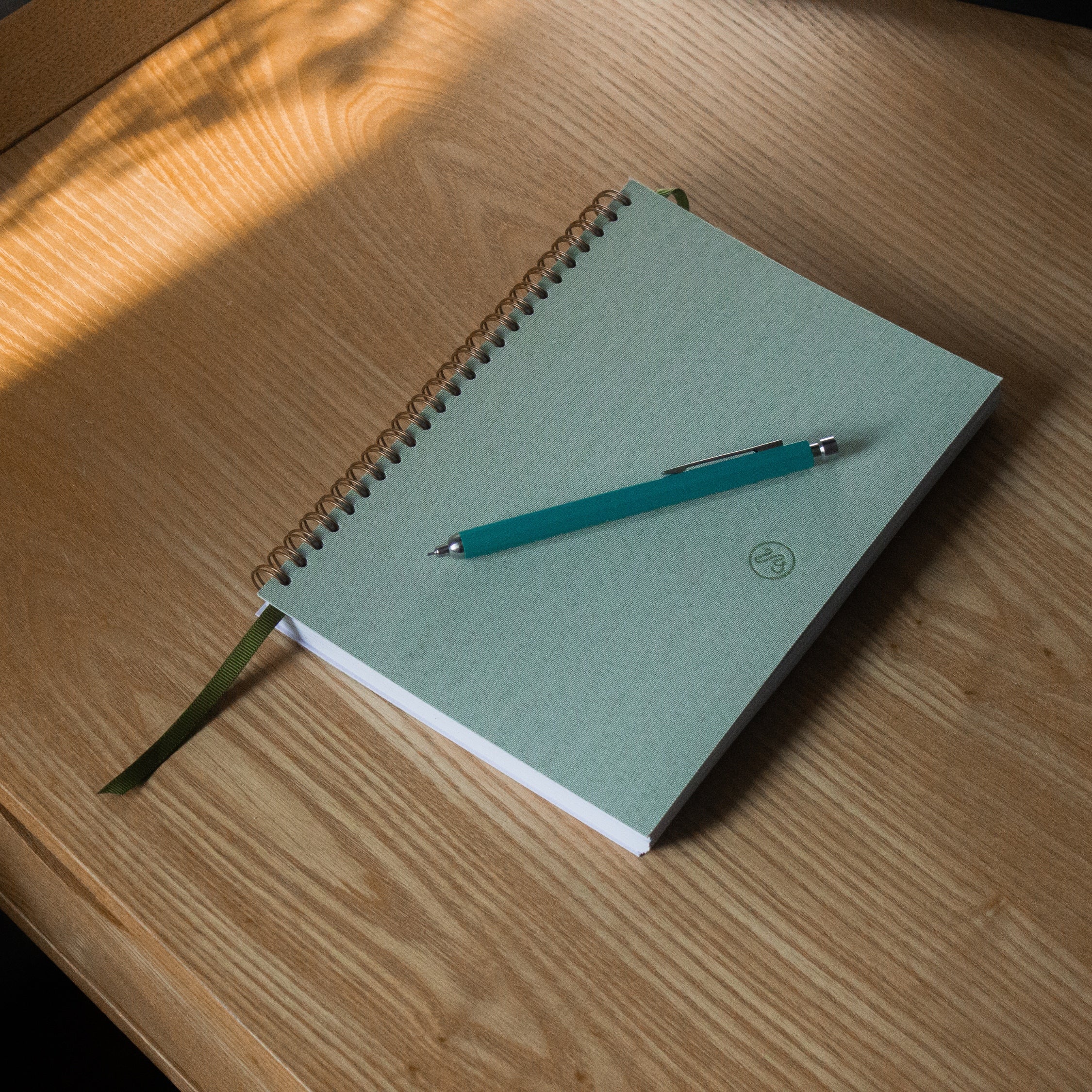 Wiro Bound Notebook - Ocean Algae