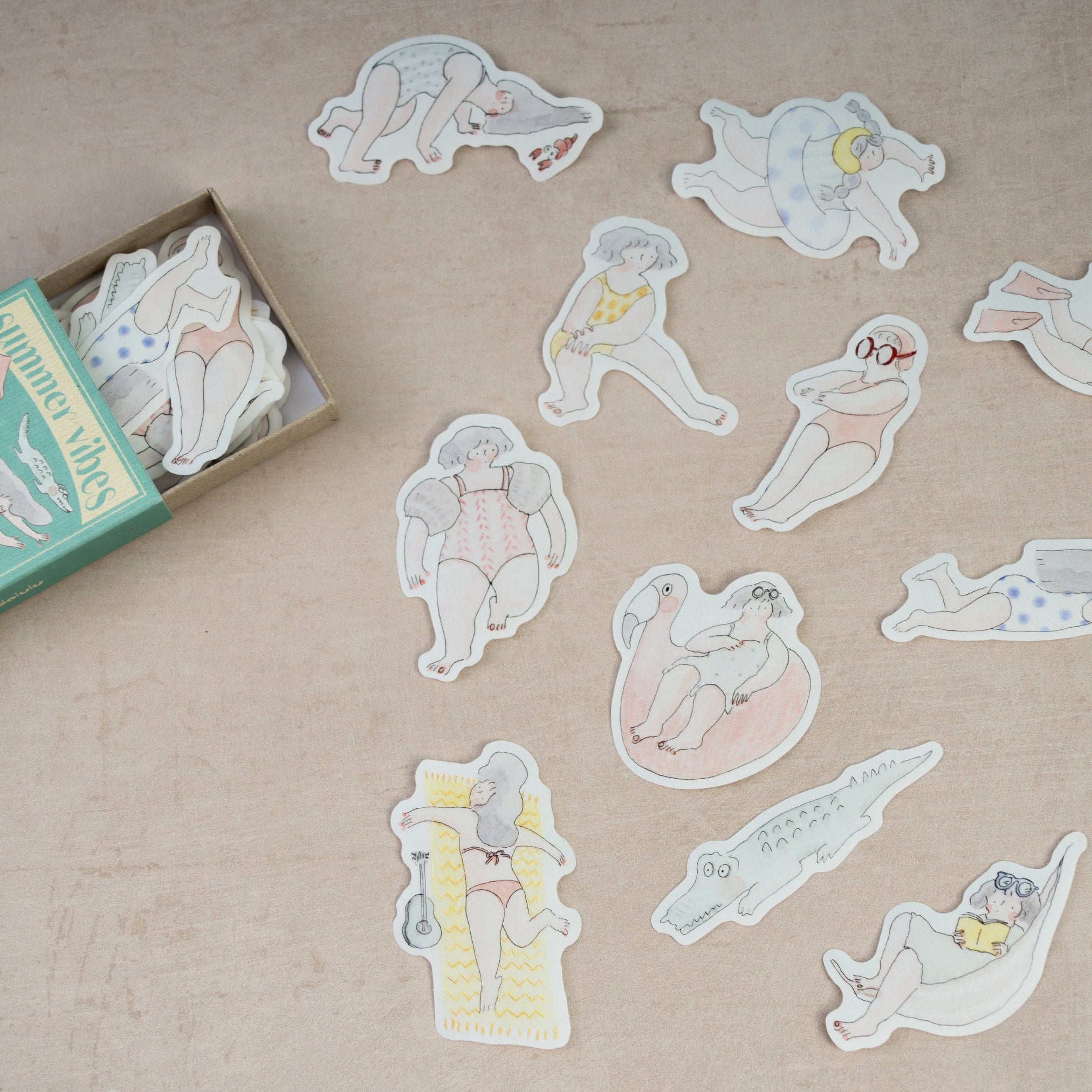 Matchbox Stickers  - Summer Vibes