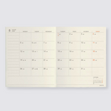 Nahe monthly spread planner 2024