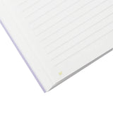 Notebook with ruled pages