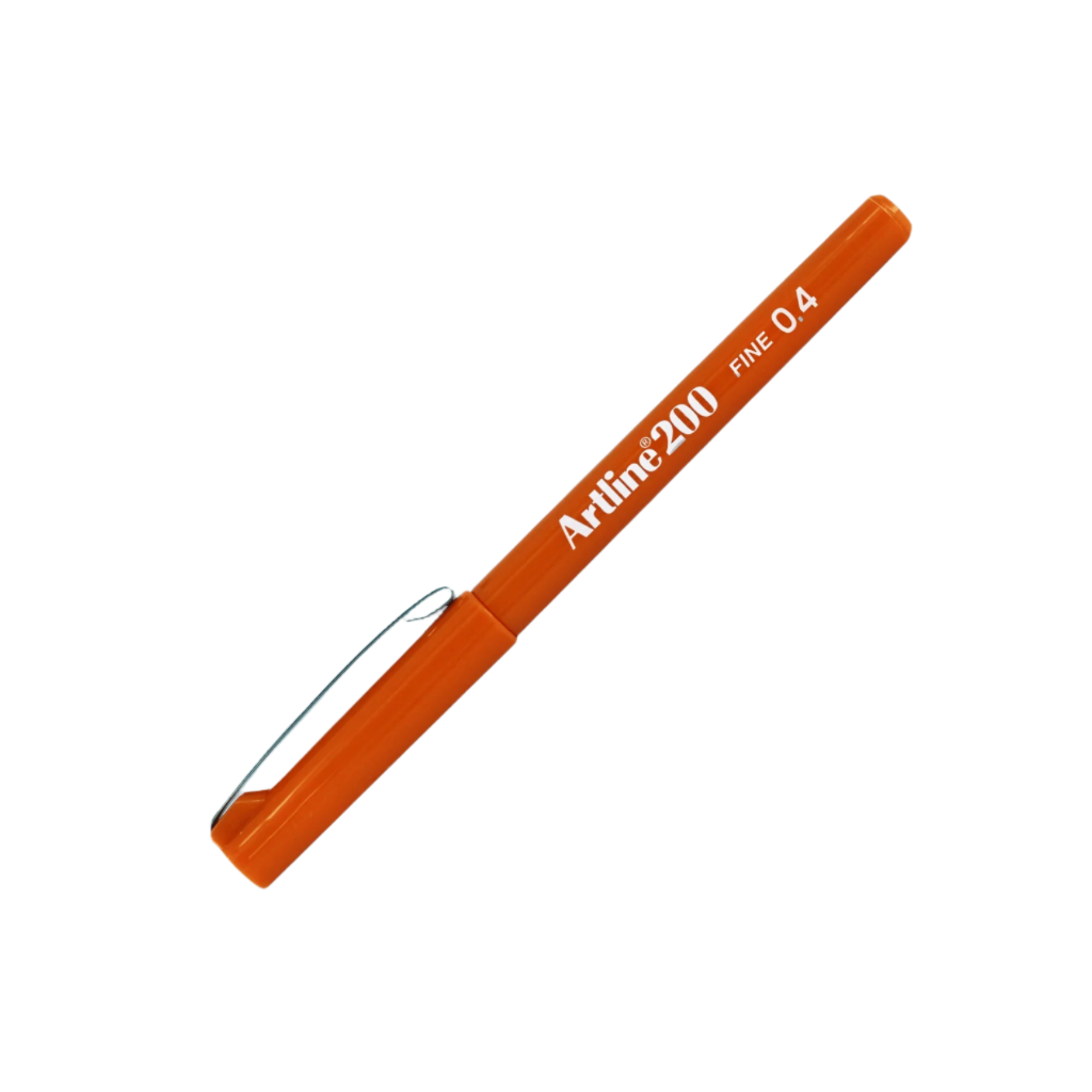orange fine line pen