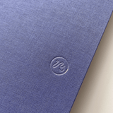 Purple Bookcloth Notebook Detail