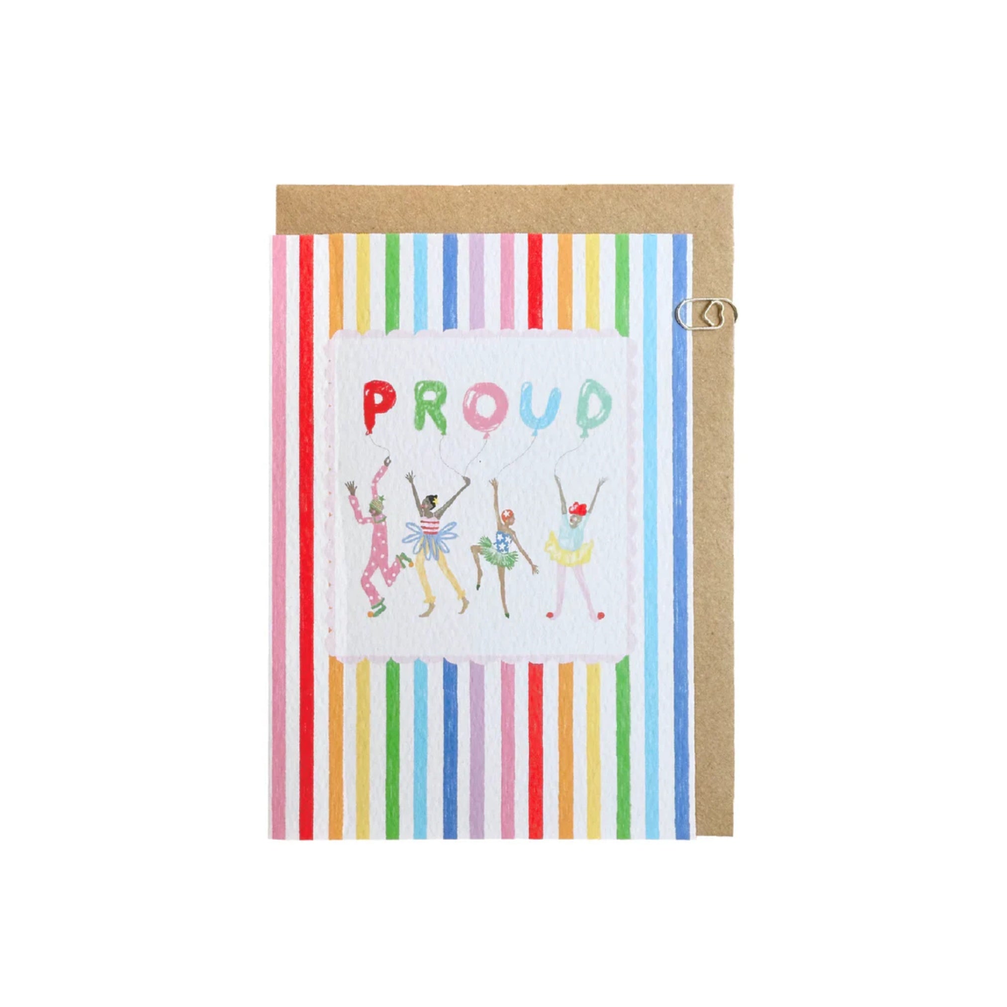 Colourful Pride Rainbow Card