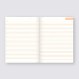 Ruled a5 notebook