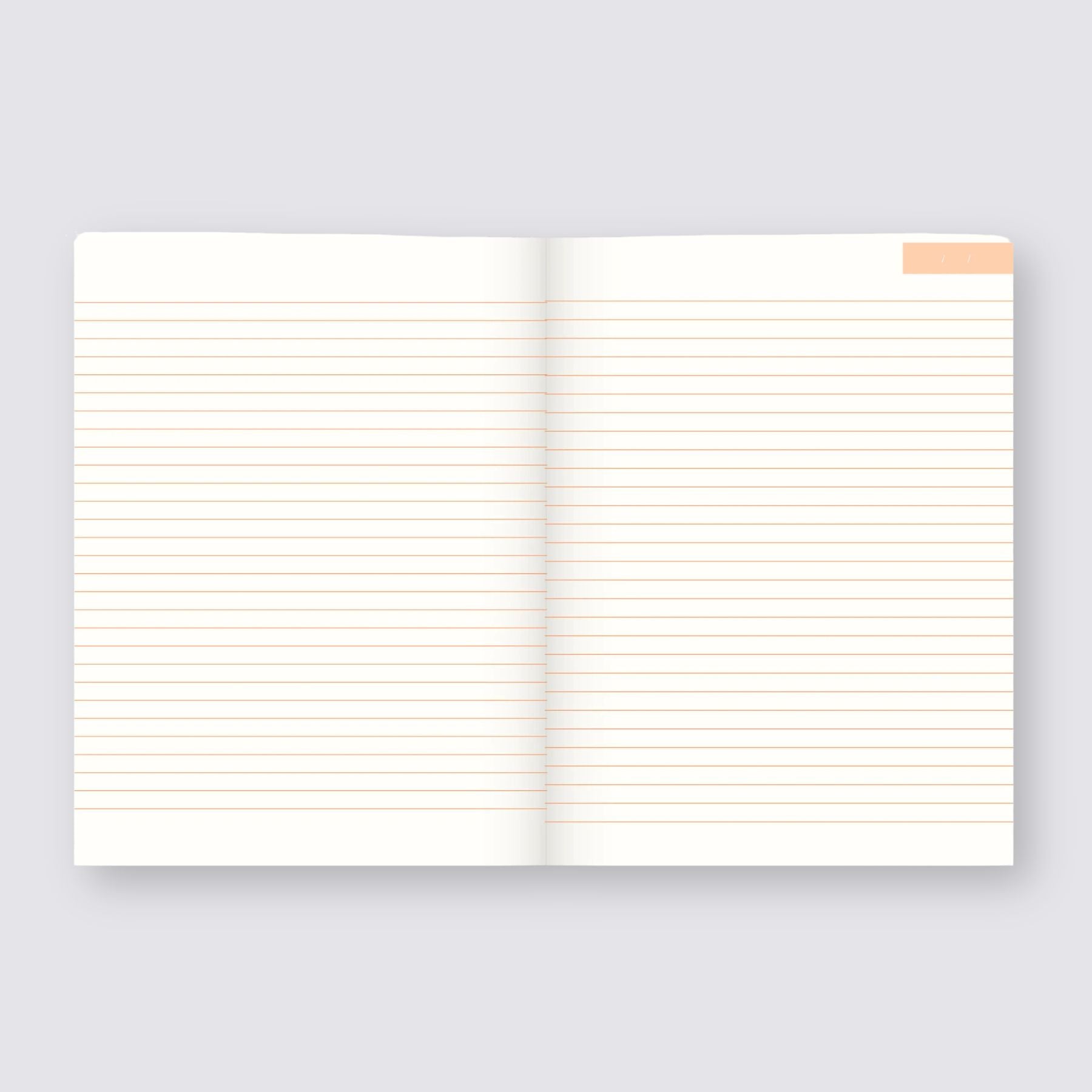 Ruled a5 notebook