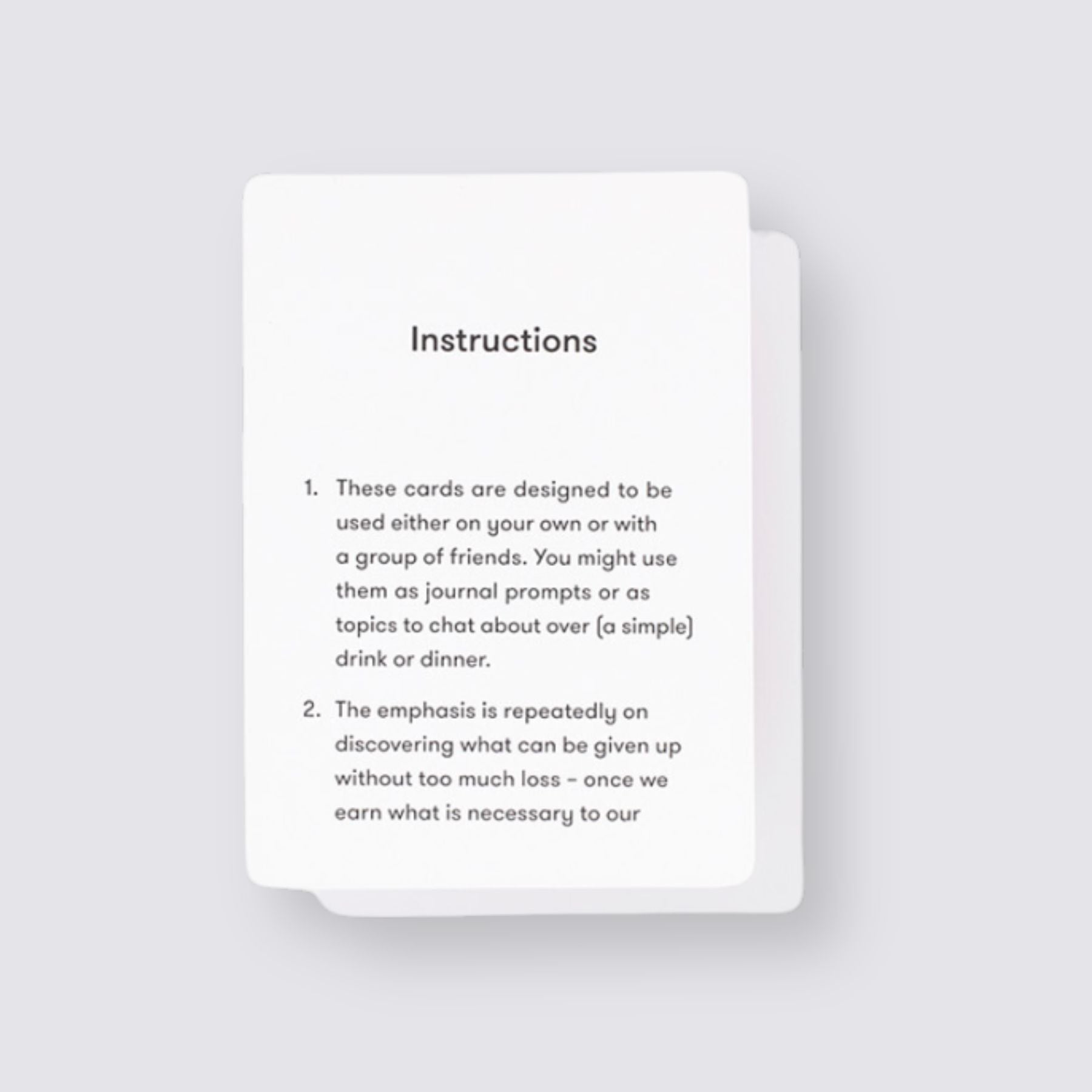 Simplicity Cards