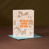 cute glad your my dad card