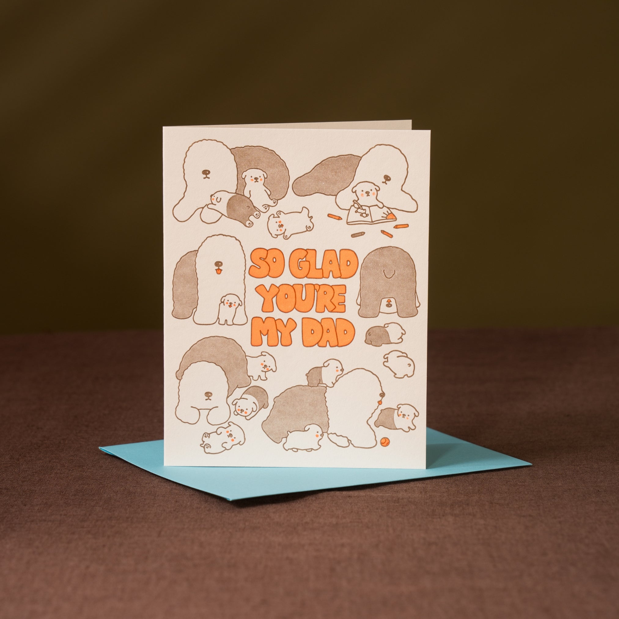 cute glad your my dad card