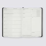 Blue 2024 weekly goal planner diary