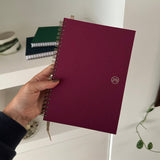 Undated Planner - Mulberry Red