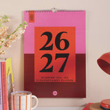 2026-2027 Academic Family Wall Calendar - Bold Block