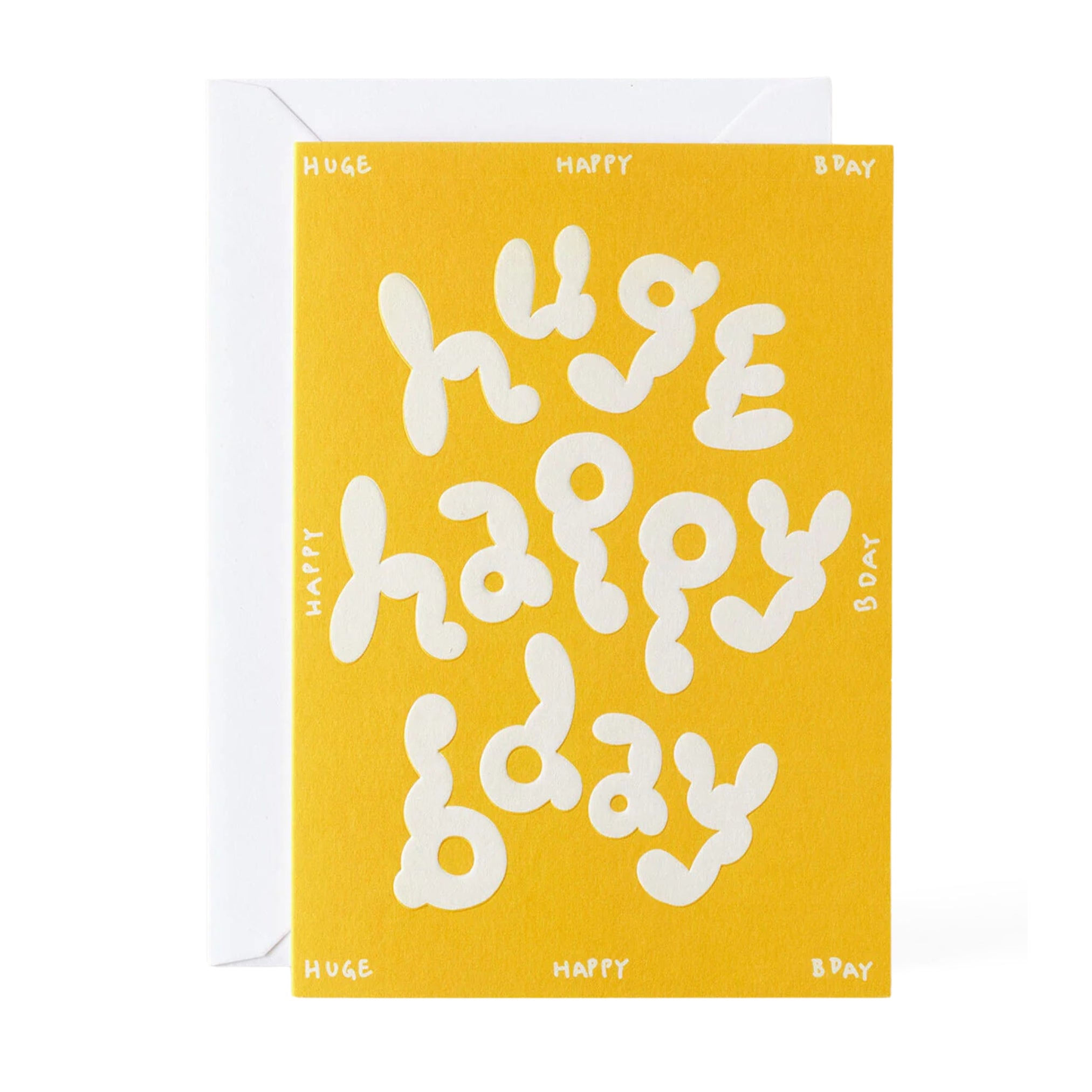 Huge Happy Bday Card