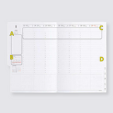 Vertical weekly diary 2024