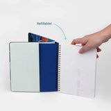 Refillable Wirebound Sketchbook - Jade Green