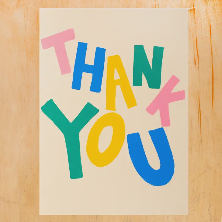 Thank You Card Greetings Card Set 