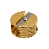 double hole brass pencil sharpener