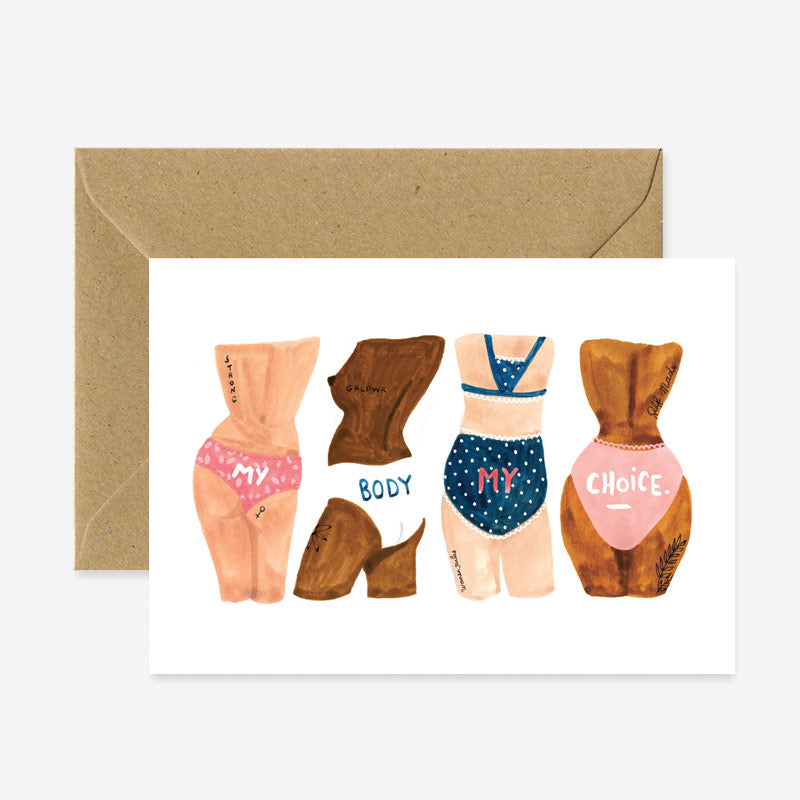 My Body My Choice Card